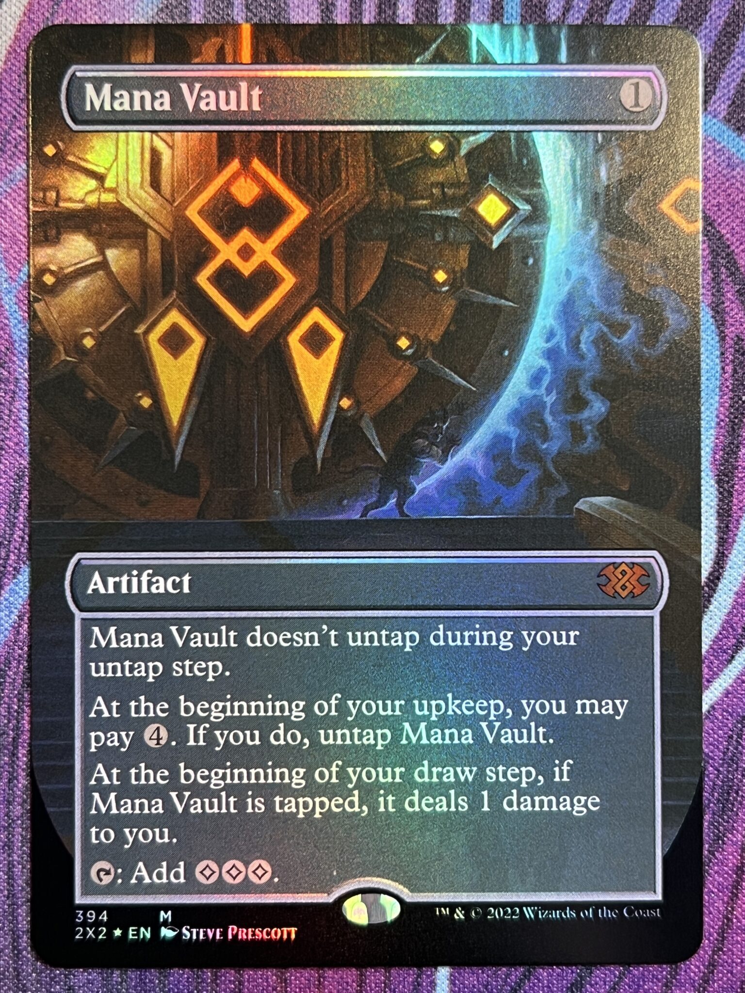 Mana Vault X Full Art Foil Bootleg Mage