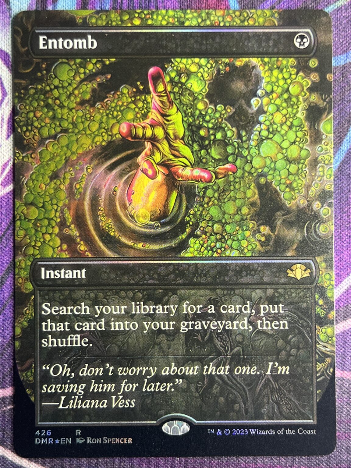 Entomb DMR Full Art Foil Bootleg Mage