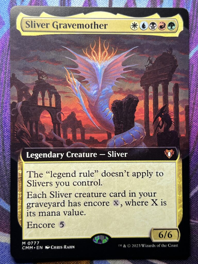 Sliver Gravemother CMM Full Art Bootleg Mage