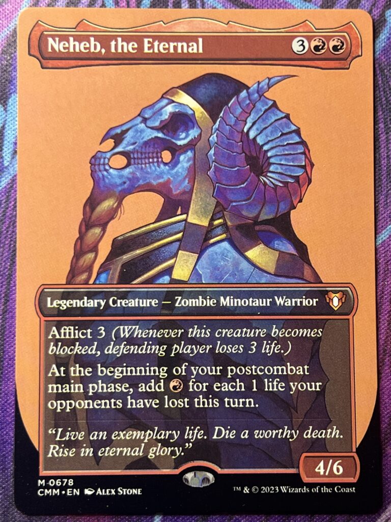 Neheb The Eternal Cmm Full Art Bootleg Mage