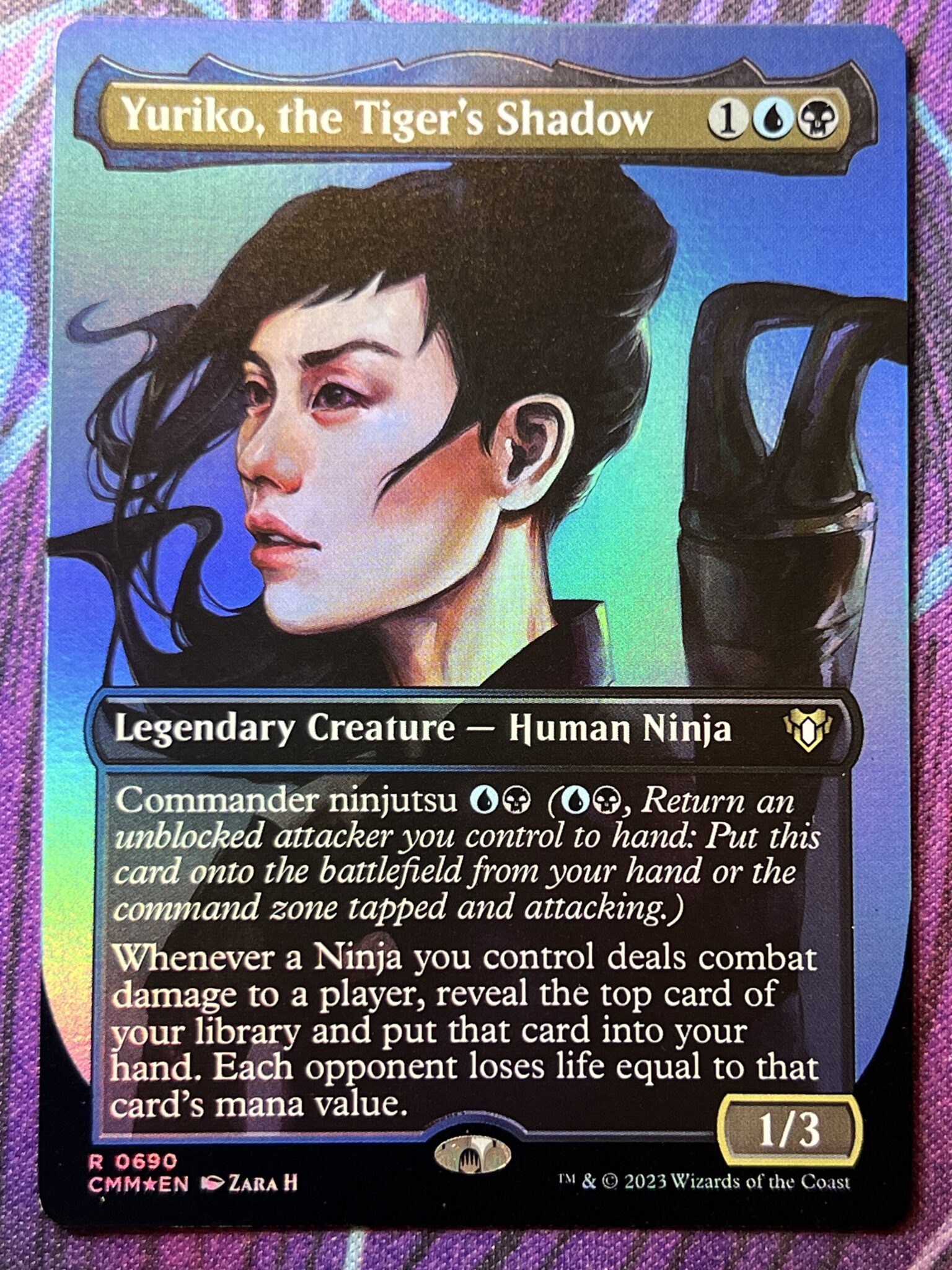 Yuriko The Tigers Shadow Cmm Full Art Foil Bootleg Mage