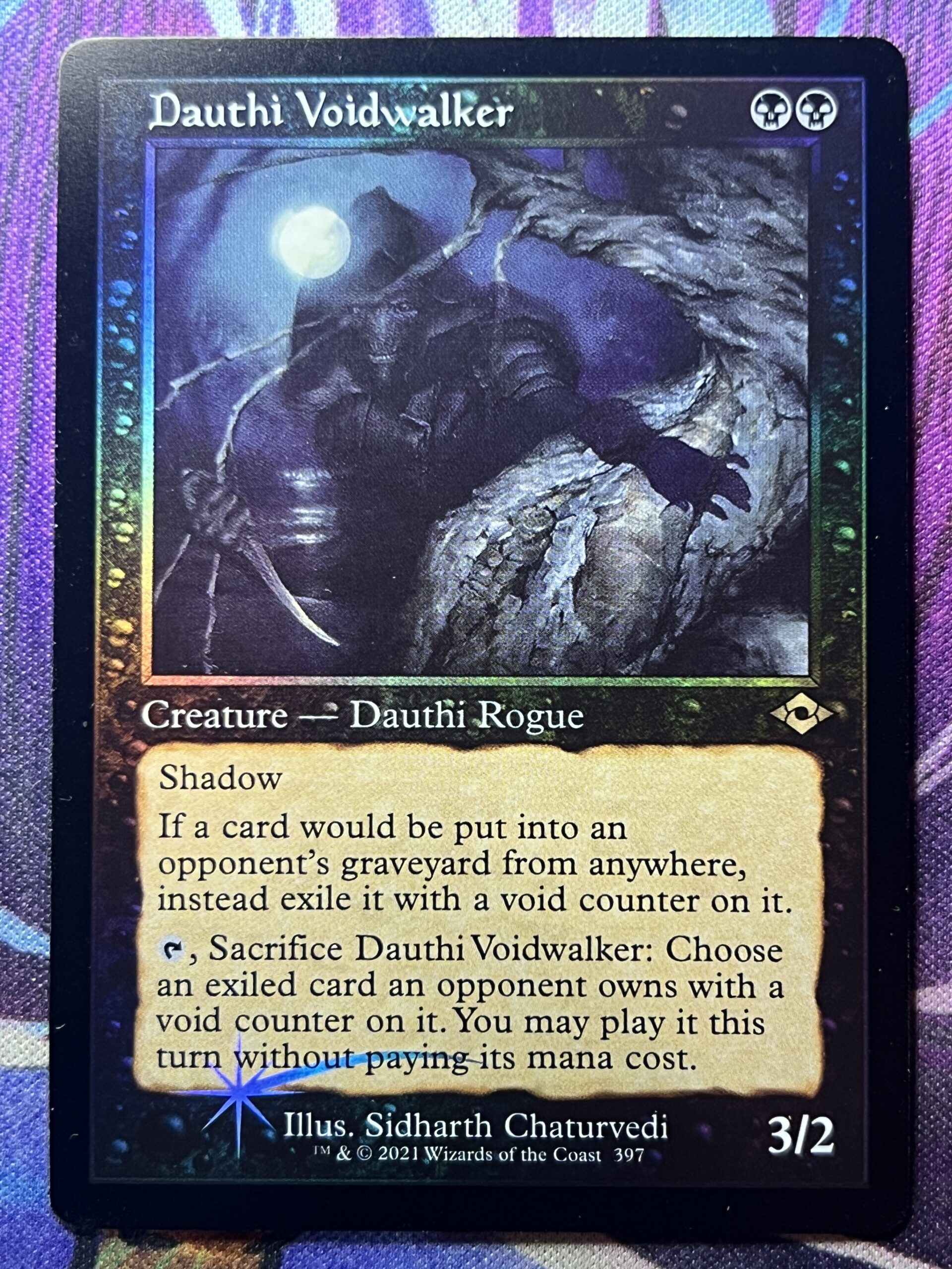 Dauthi Voidwalker Mh Old Frame Foil Bootleg Mage