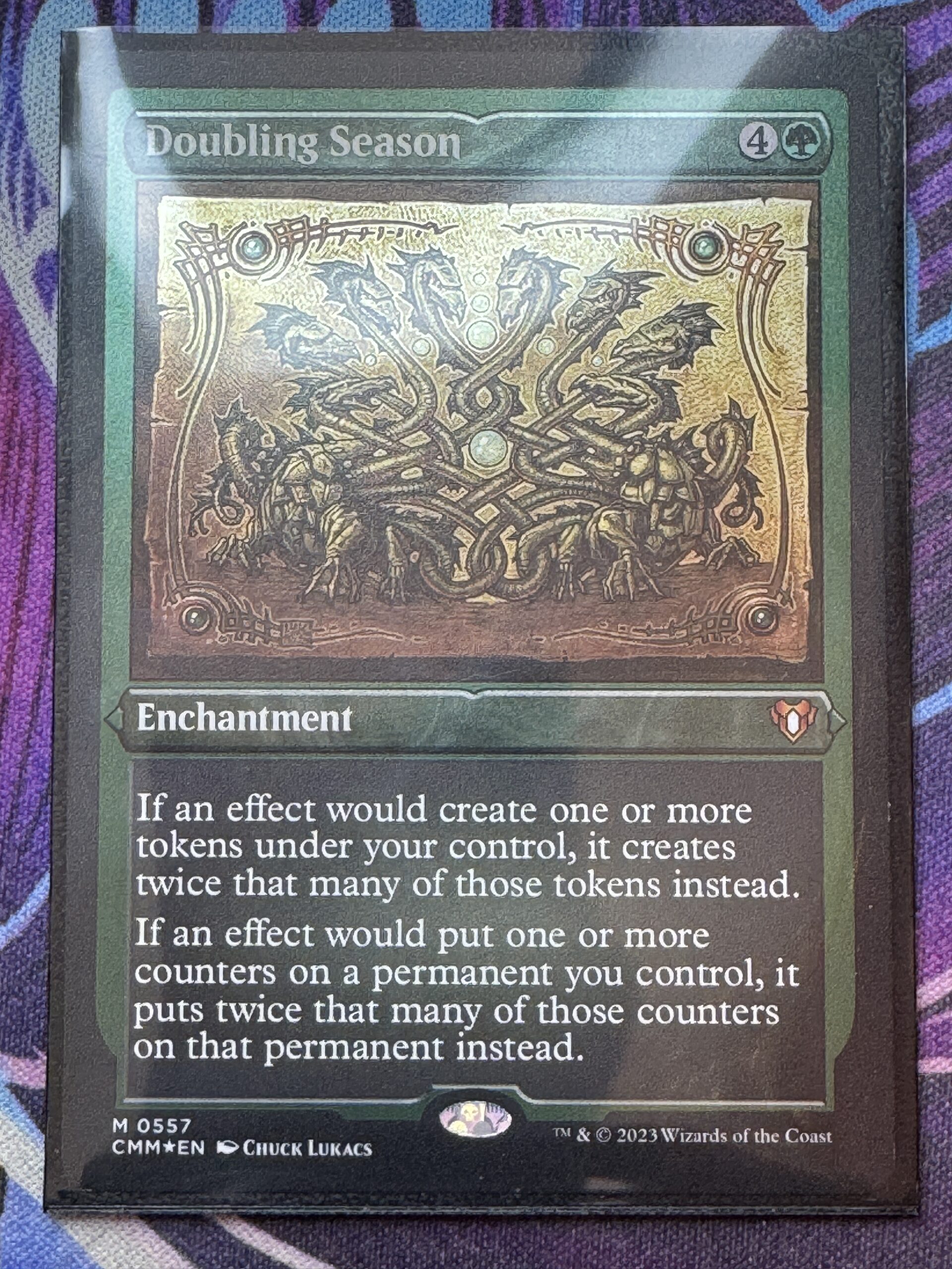 Doubling Season Cmm Etched Foil Bootleg Mage