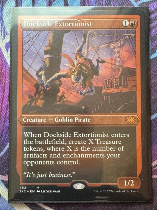 Dockside Extortionist 2X2 Etched Foil Bootleg Mage