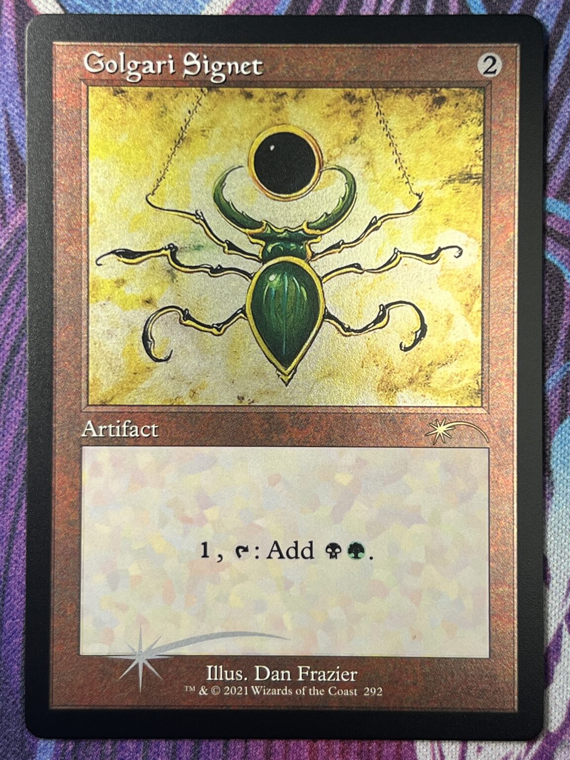 Golgari Signet Sld Etched Bootleg Mage