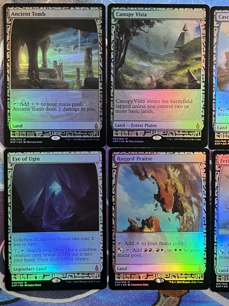 Foil Expedition Lands (EXP) Full Set – Bootleg Mage