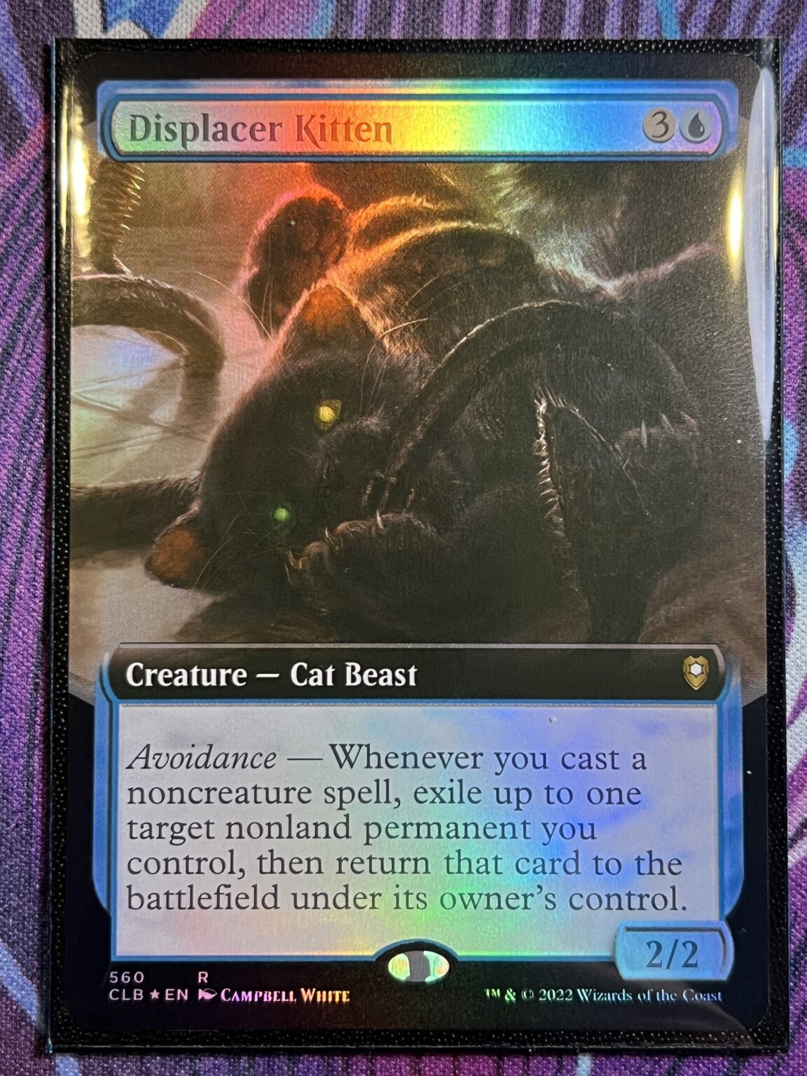 Displacer Kitten CLB Extended Art Foil – Bootleg Mage