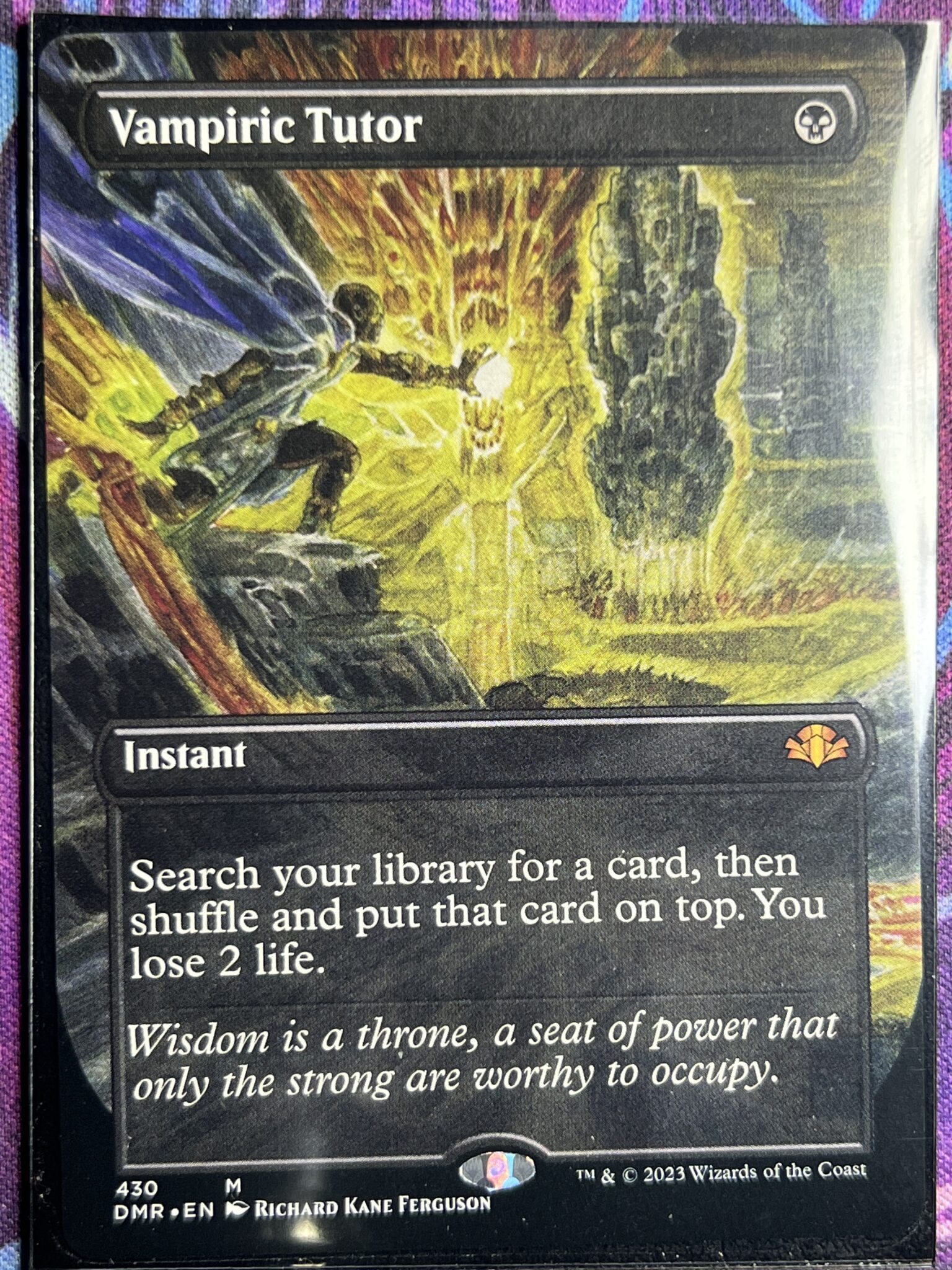 Vampiric Tutor DMR Full Art – Bootleg Mage