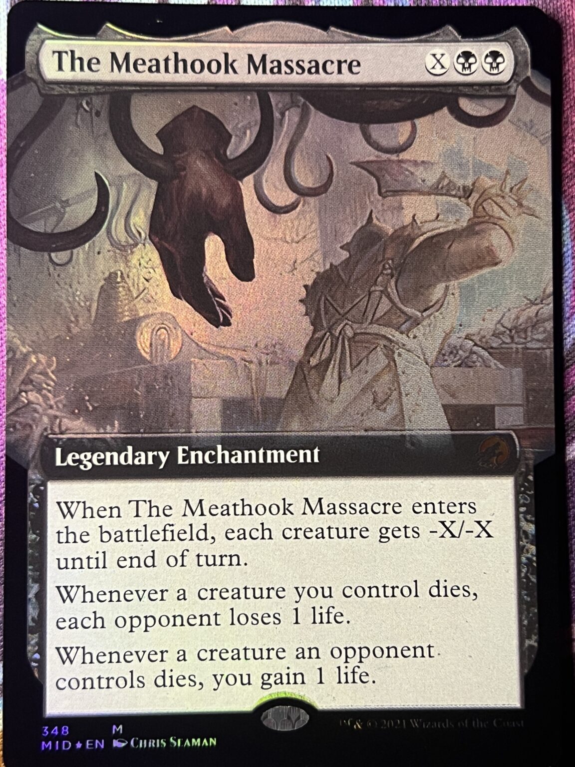 The Meathook Massacre MID Full Art Foil Bootleg Mage