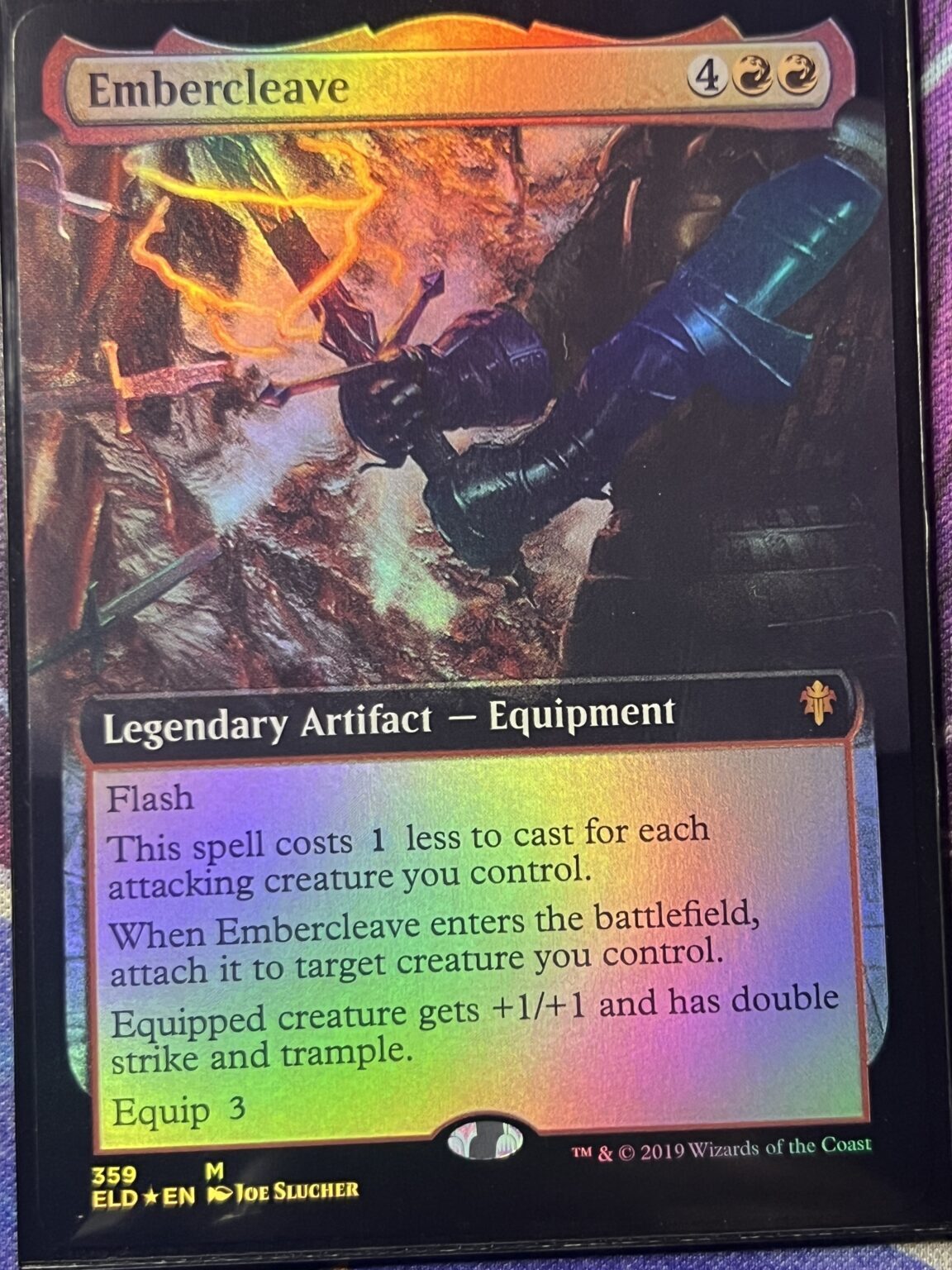 Embercleave ELD Extended Art Foil – Bootleg Mage