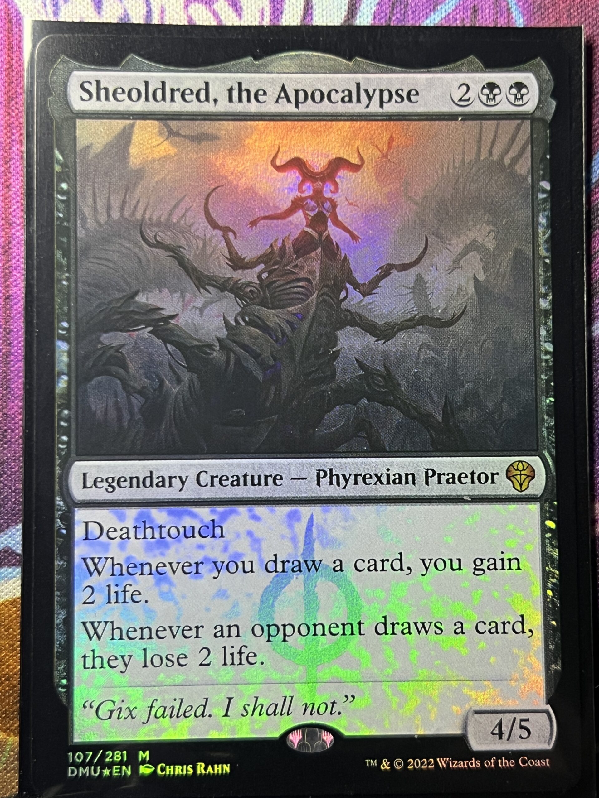 Sheoldred, the Apocalypse DMU Foil – Bootleg Mage