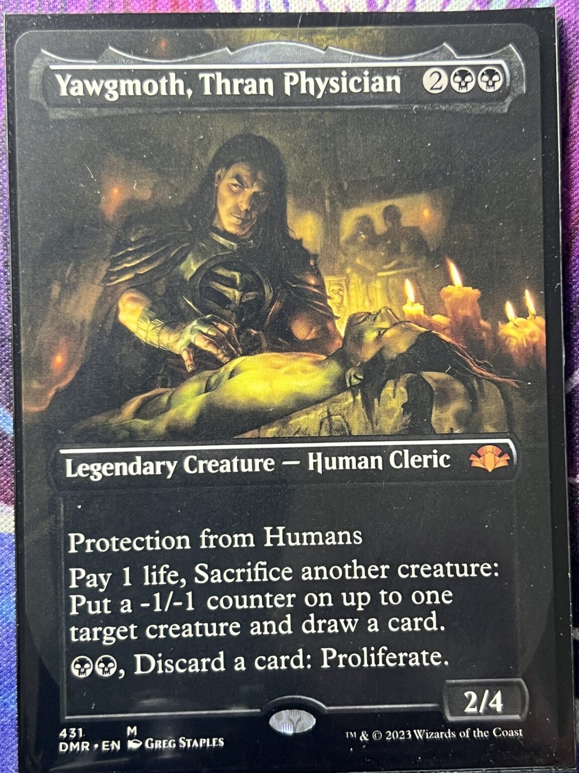 Yawgmoth, Thran Physician DMR Full Art – Bootleg Mage