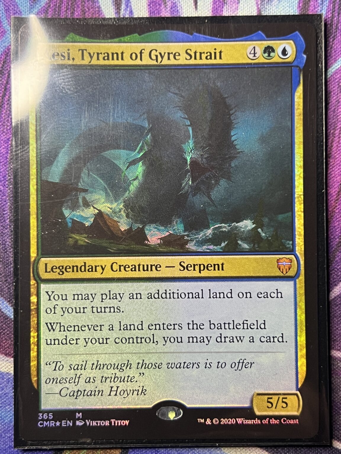 Aesi, Tyrant of Gyre Strait CMR Foil Bootleg Mage