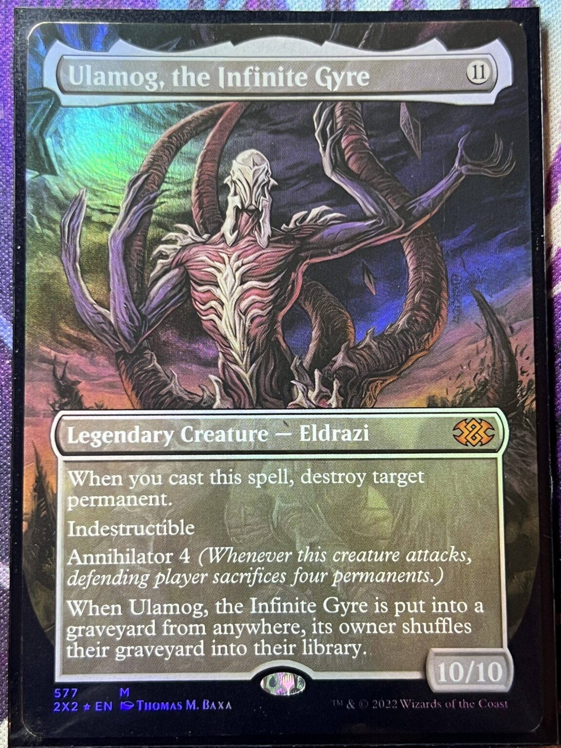 Ulamog, The Infinite Gyre 2x2 Full Art Foil – Bootleg Mage