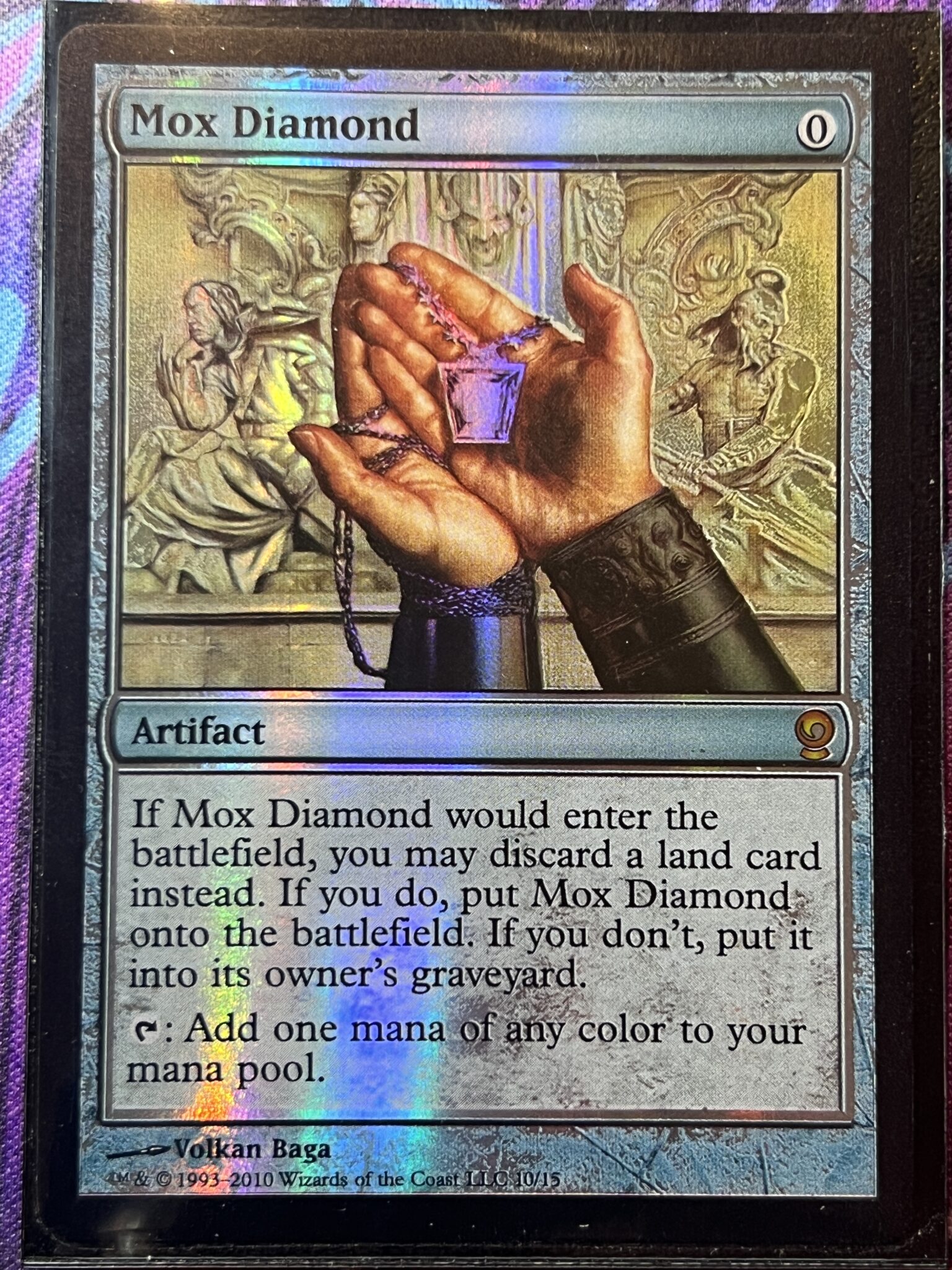 Mox Diamond V10 Foil – Bootleg Mage