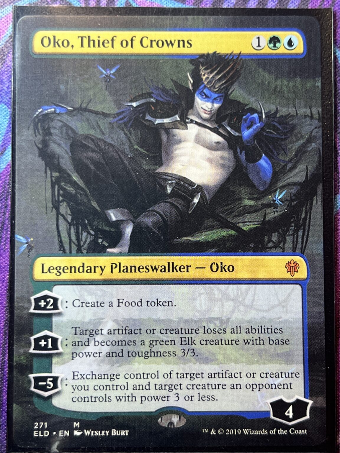 Oko, Thief of Crowns ELD Extended Art – Bootleg Mage