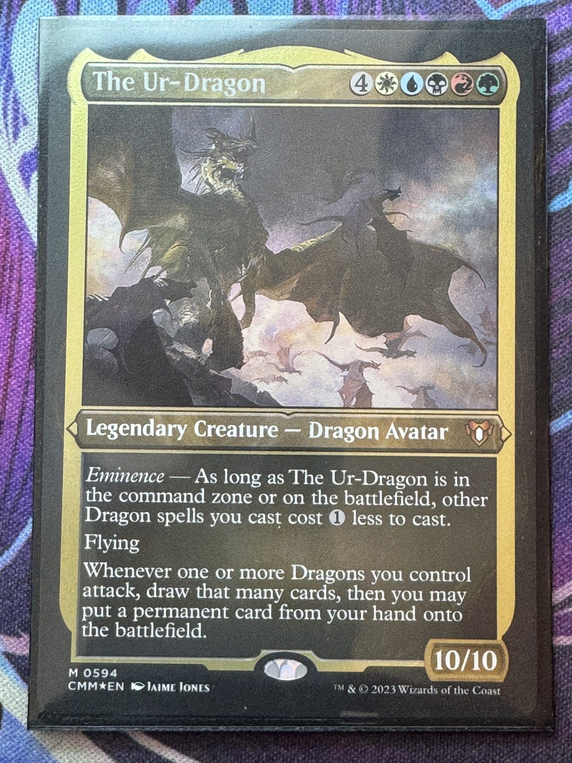 The Ur-Dragon CMM Etched Foil – Bootleg Mage