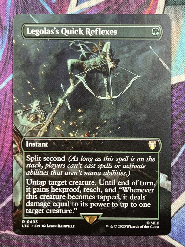 Legolas’s Quick Reflexes LTC Full Art – Bootleg Mage