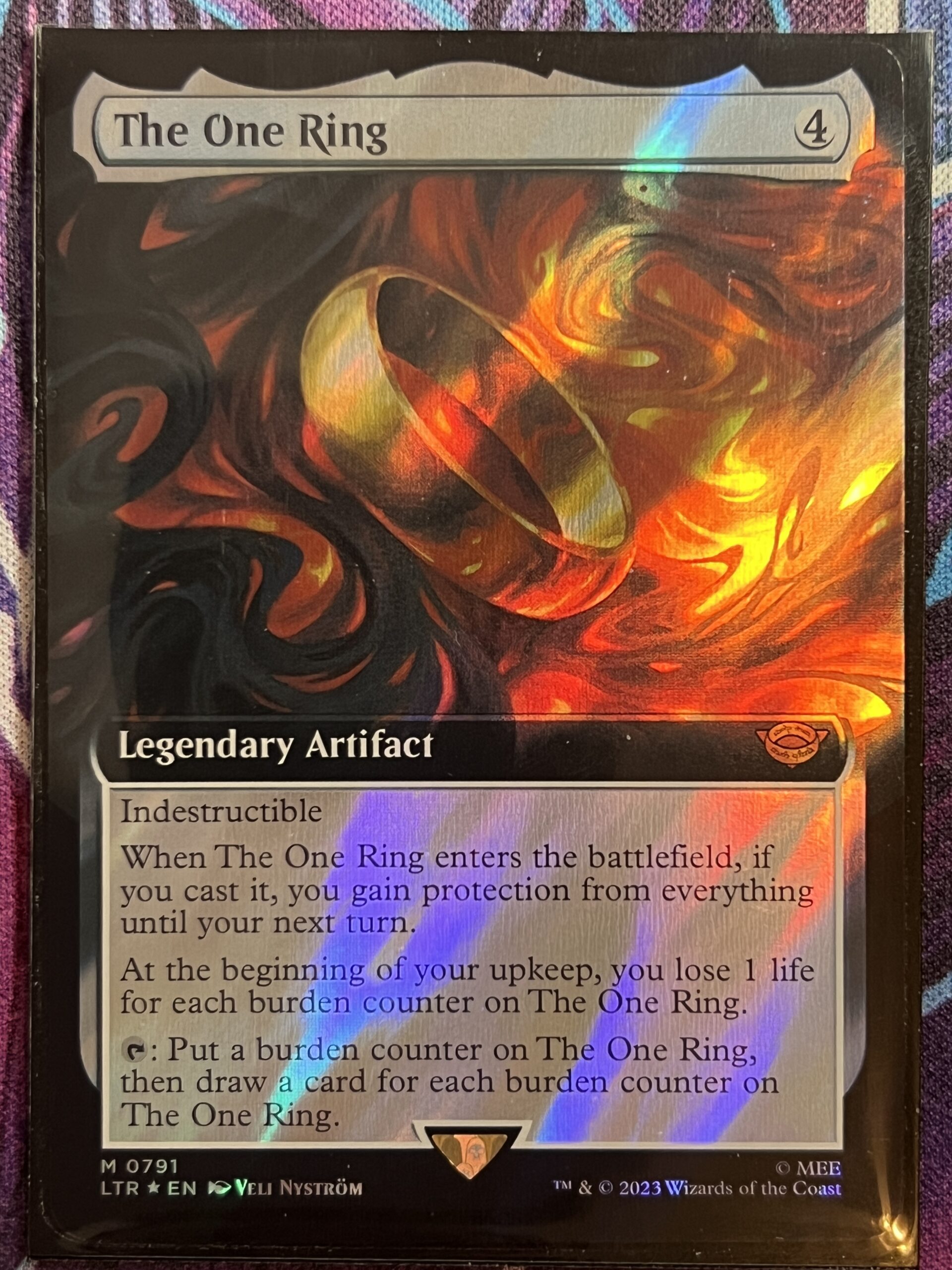 The One Ring LTR Extended Art Surge Foil – Bootleg Mage