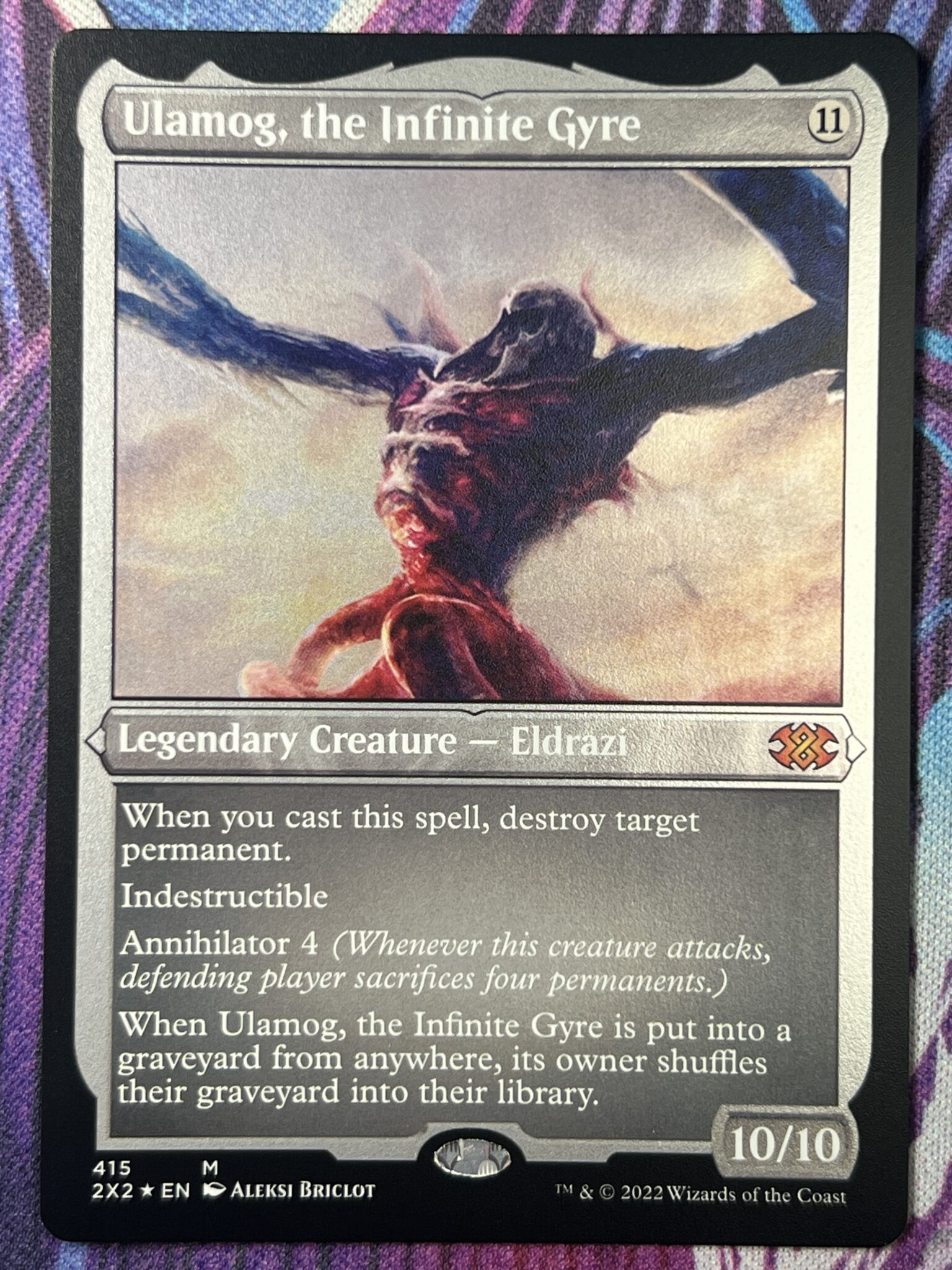 Ulamog, the Infinite Gyre 2X2 Etched Foil – Bootleg Mage