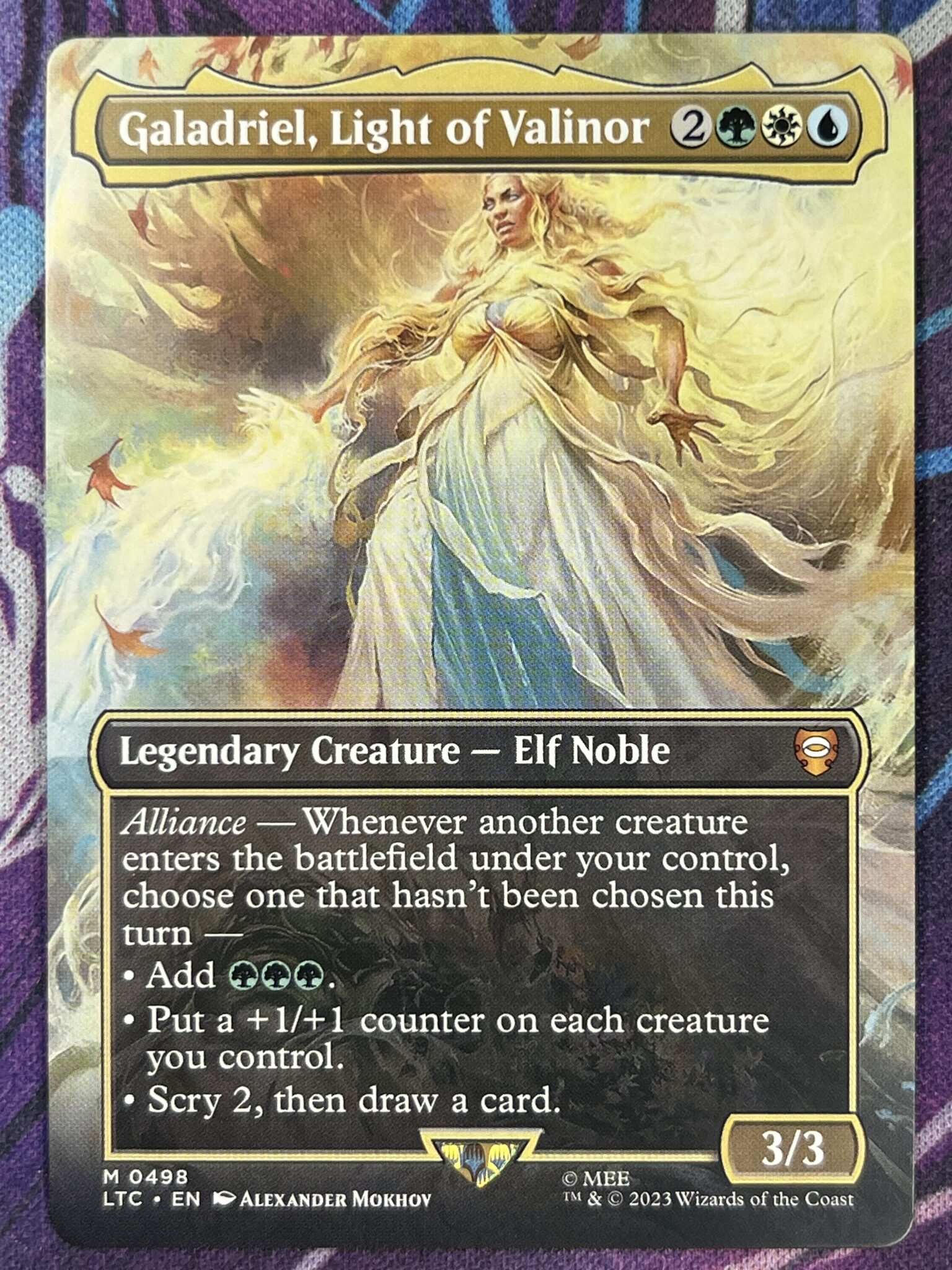 Galadriel, Light of Valinor LTC Full Art – Bootleg Mage