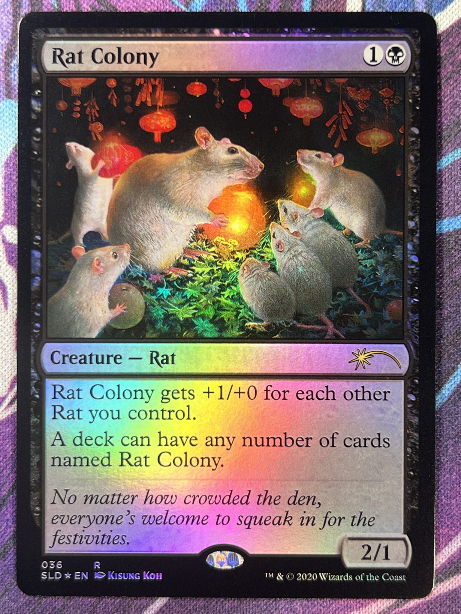 Rat Colony SLD Foil – Bootleg Mage