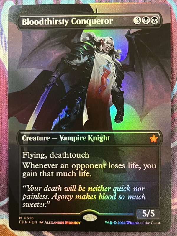 Bloodthirsty Conqueror FDN Full Art #318 Foil