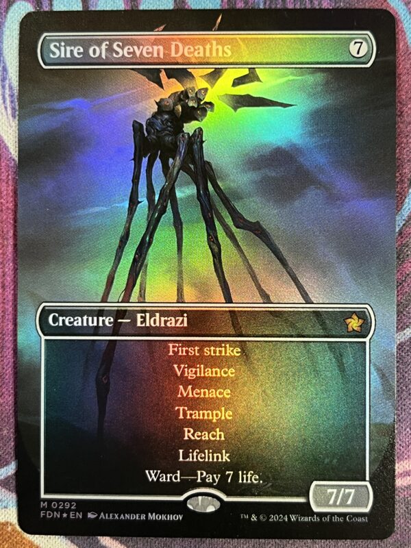 Sire of Seven Deaths FDN Full Art #292 Foil