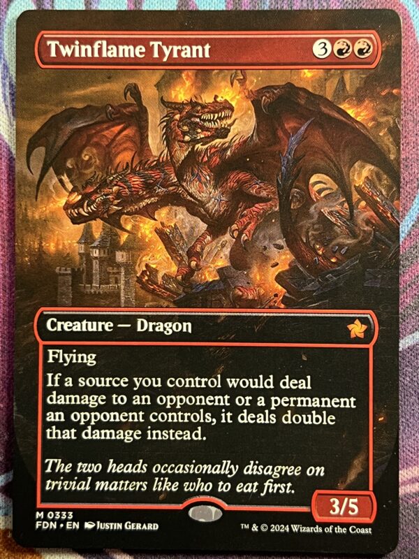 Twinflame Tyrant FDN Full Art #333