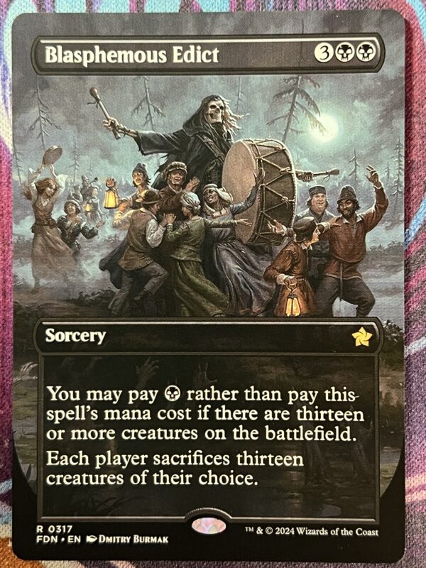 Blasphemous Edict FDN Full Art #317