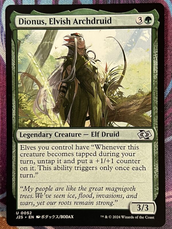 Dionus, Elvish Archdruid J25 #52