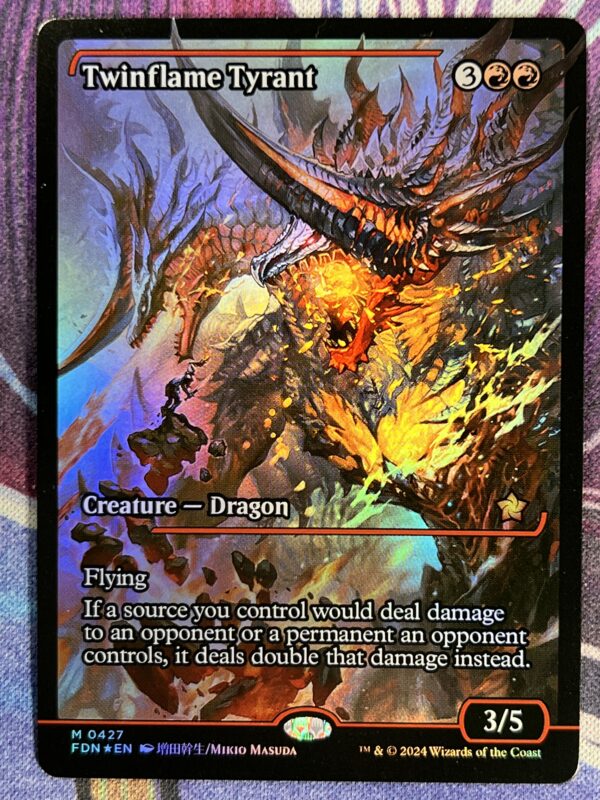 Twinflame Tyrant FDN Showcase Art #427 Foil