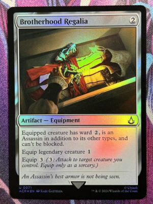 Brotherhood Regalia ACR #71 Foil