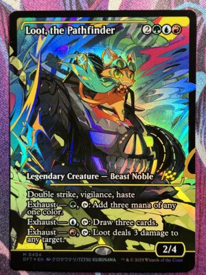 Loot, the Pathfinder DFT #404 Showcase Art Foil