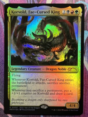 Korvold, Fae-Cursed King PL24 #6 Foil Year of the Dragon