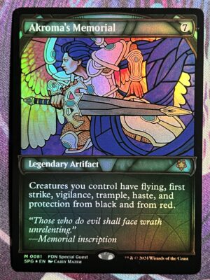 Akroma's Memorial SPG Showcase Art #81 Foil