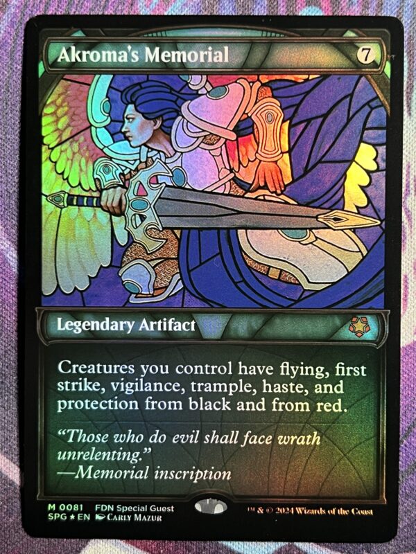 Akroma's Memorial SPG Showcase Art #81 Foil
