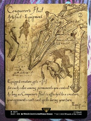 Conqueror's Flail SLD Full Art #1571