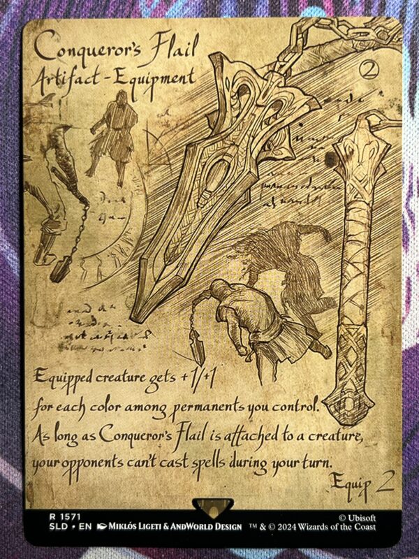 Conqueror's Flail SLD Full Art #1571