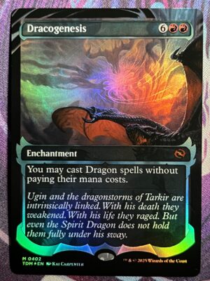 Dracogenesis TDM Showcase Art #402 Foil
