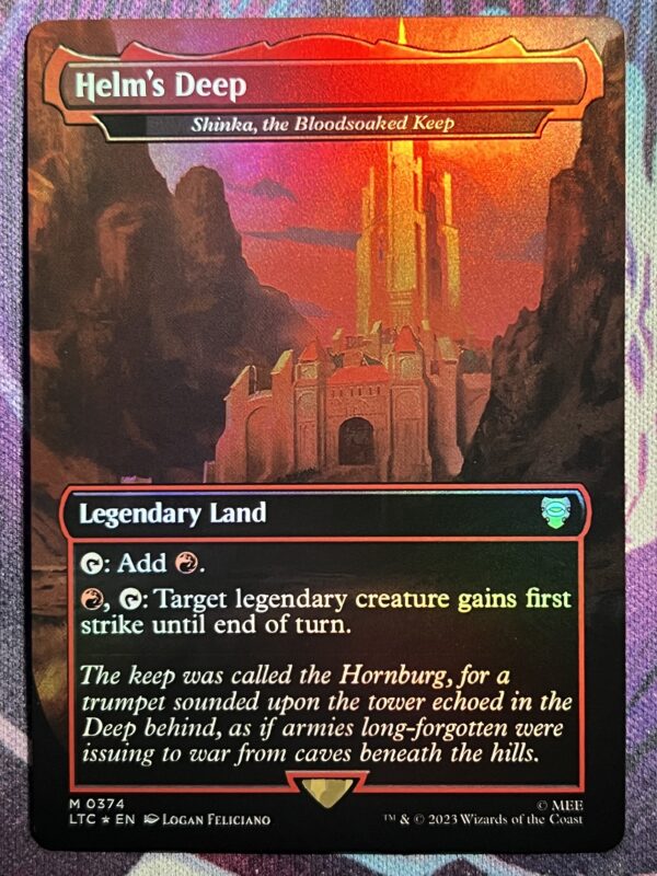 Shinka, the Bloodsoaked Keep LTC Full Art #374 Foil