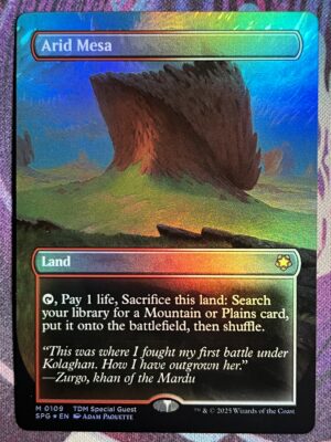 Arid Mesa SPG Full Art #109 Foil