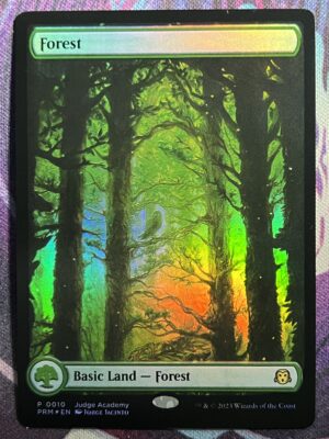 Forest P23 Full Art #10 Foil Judge Promo