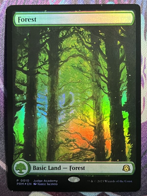 Forest P23 Full Art #10 Foil Judge Promo