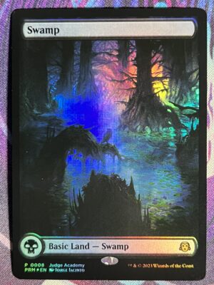 Swamp P23 Full Art #8 Foil Judge Promo