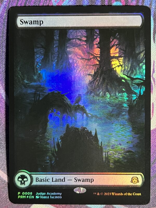 Swamp P23 Full Art #8 Foil Judge Promo