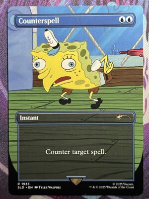 Counterspell SLD Full Art #1933 (Spongebob)