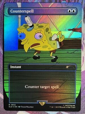 Counterspell SLD Full Art #1933 Foil (Spongebob)