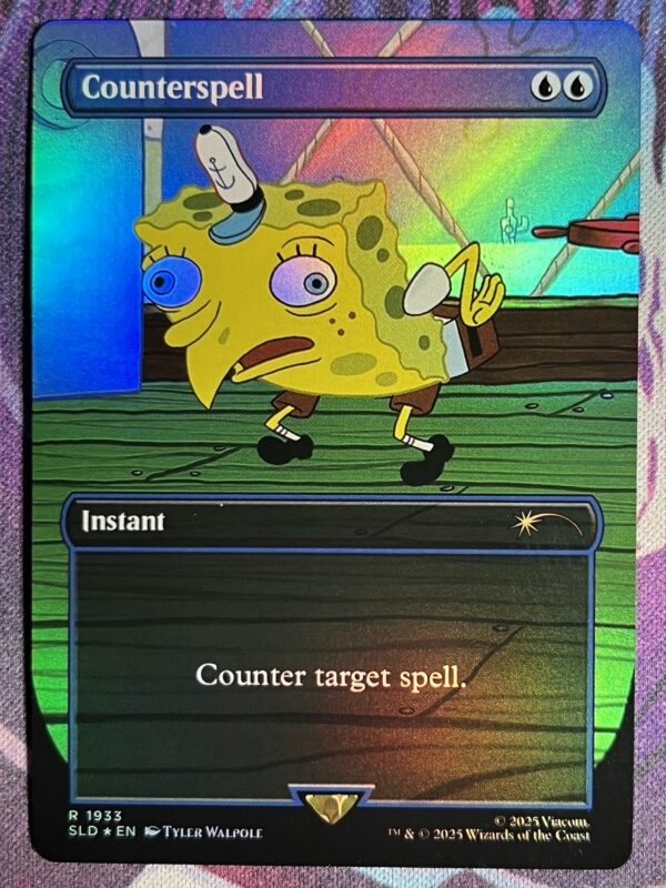 Counterspell SLD Full Art #1933 Foil (Spongebob)