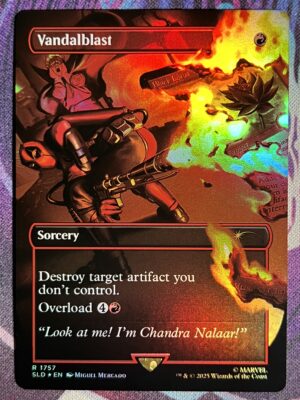 Vandalblast SLD Full Art #1757 Foil
